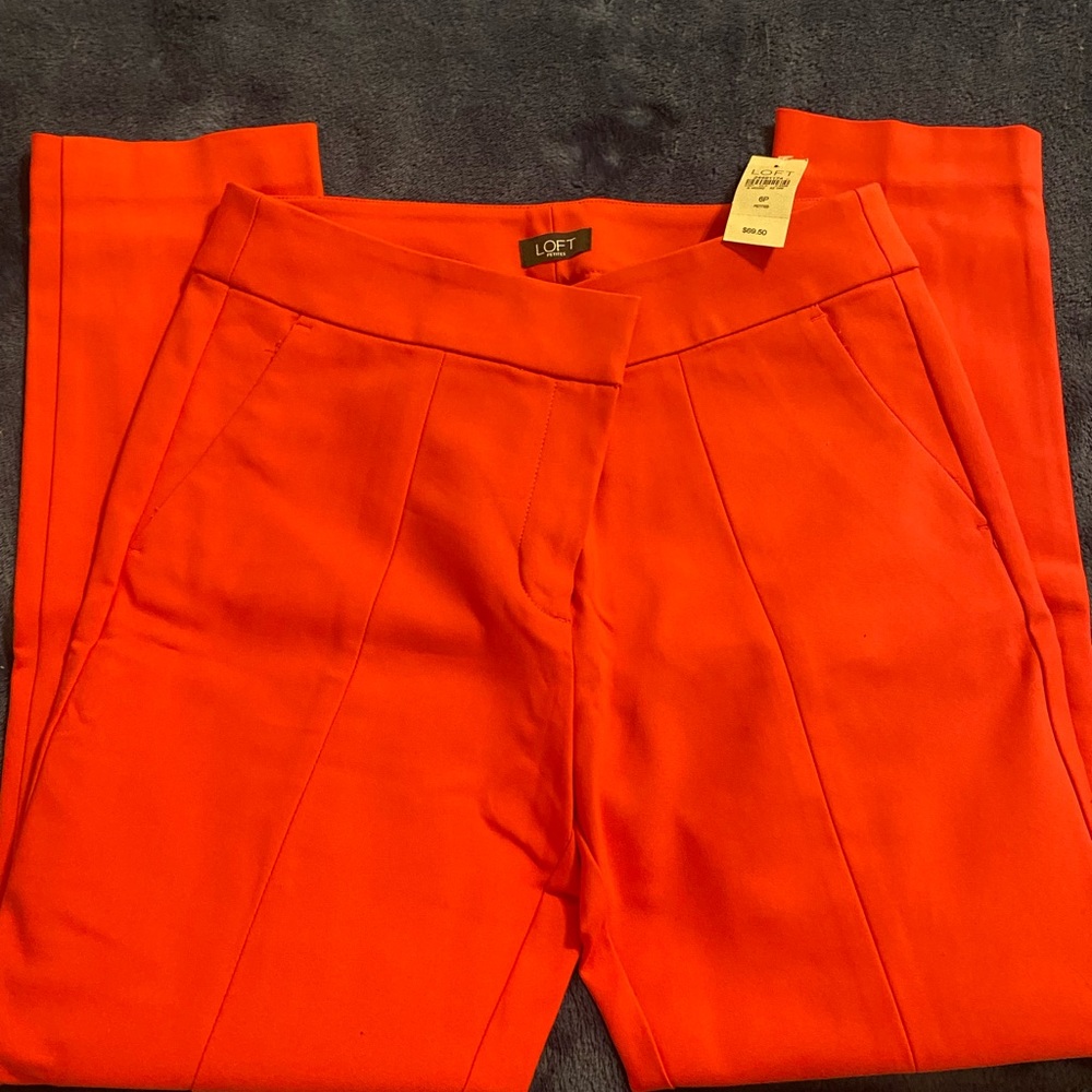 LOFT Bright Pink Trousers
